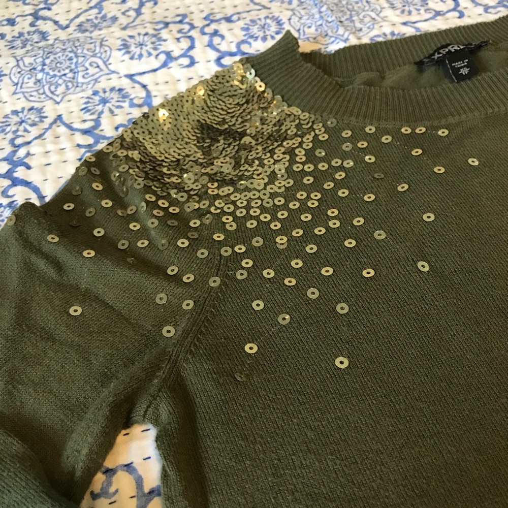 Express Crew Neck Sweater - Picture 2 of 4